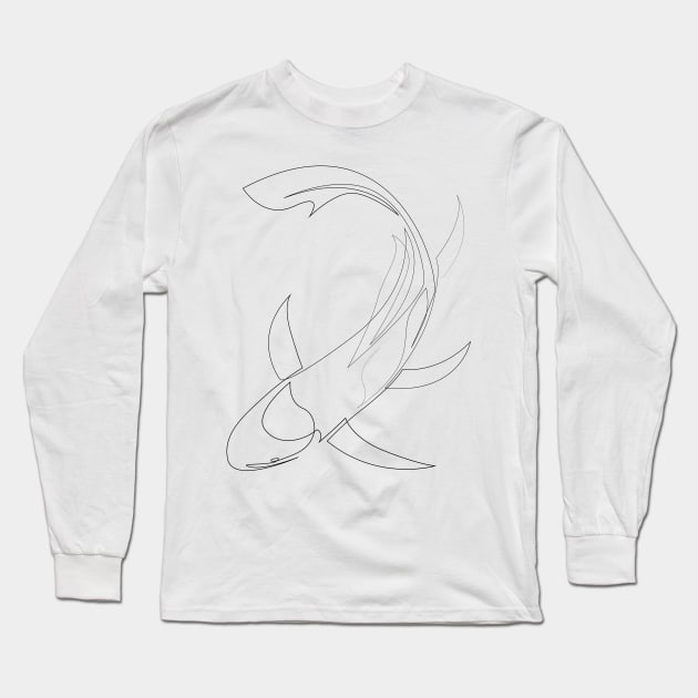 koi Long Sleeve T-Shirt by addillum